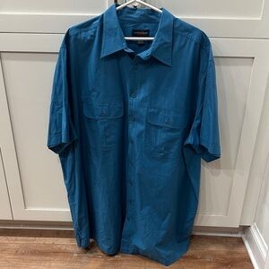 Canyon Ridge Men's Blue Casual Shirt 2XLT